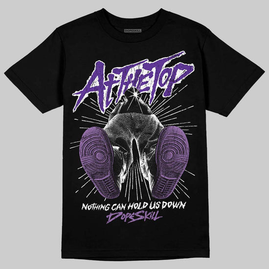 Purple Sneakers DopeSkill T-Shirt Nothing Can Hold US Down Graphic Streetwear - black