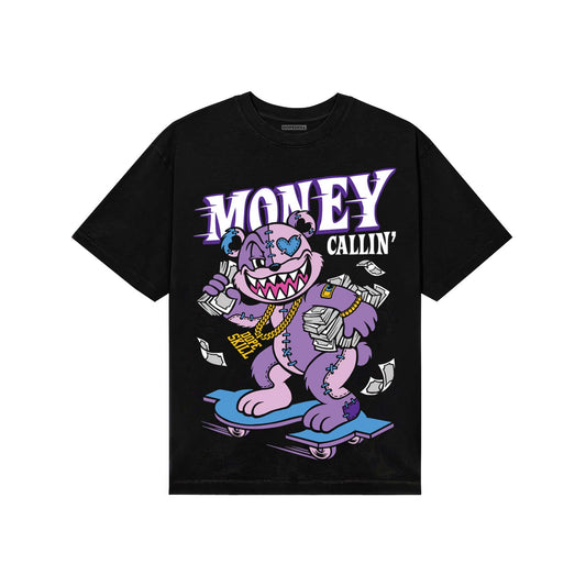 PURPLE Sneakers DopeSkill T-Shirt Money Callin' Graphic Streetwear - black