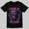 PURPLE Sneakers DopeSkill T-Shirt Look In My Eyes Graphic Streetwear - black