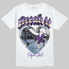 PURPLE Sneakers DopeSkill T-Shirt Break It Graphic Streetwear - White