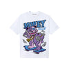 PURPLE Sneakers DopeSkill T-Shirt Money Callin' Graphic Streetwear - White 