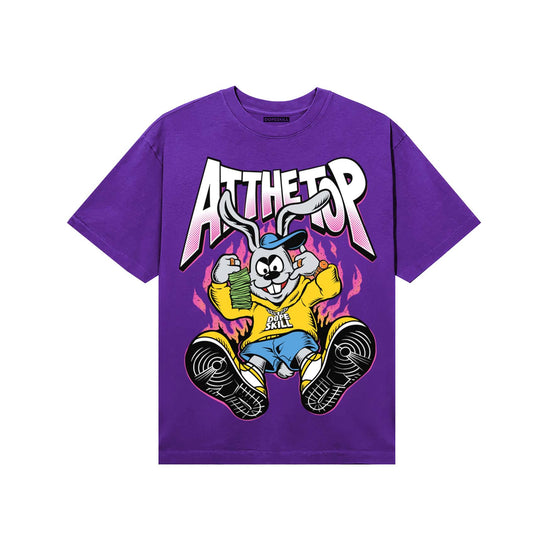 PURPLE Sneakers DopeSkill T-Shirt At The Top Graphic Streetwear - Purple