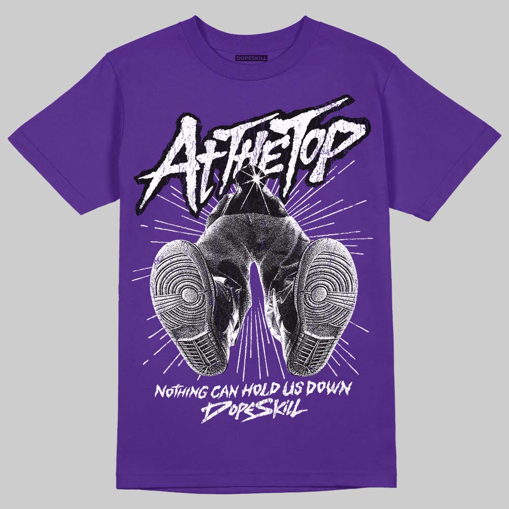 Purple Sneakers DopeSkill T-Shirt Nothing Can Hold US Down Graphic Streetwear - Purple 