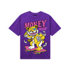 PURPLE Sneakers DopeSkill T-Shirt Money Callin' Graphic Streetwear - Purple 