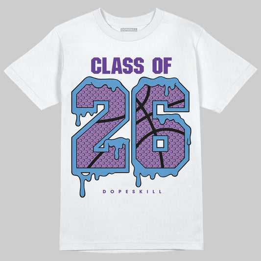 PURPLE Sneakers DopeSkill T-Shirt 26 Drip Graphic Streetwear - White