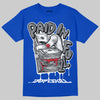 Jordan 3 "True Blue" DopeSkill T-Shirt Paid In Full Graphic Streetwear - Royal