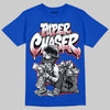 Jordan 3 "True Blue" DopeSkill T-Shirt Paper Chaser Boy Graphic Streetwear - Royal