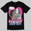 Pink Sneakers DopeSkill T-Shirt Stay Hot Graphic Streetwear - Black