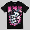Pink Sneakers DopeSkill T-Shirt Drip or Die Graphic Streetwear - Black