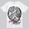 Pink Sneakers DopeSkill T-Shirt Money Longer Graphic Streetwear - White