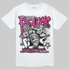 Pink Sneakers DopeSkill T-Shirt Distorted Realms Graphic Streetwear - White