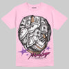 Pink Sneakers DopeSkill T-Shirt Money Longer Graphic Streetwear - light Pink