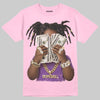 Pink Sneakers DopeSkill T-Shirt Rich Youth Graphic Streetwear - Light Pink