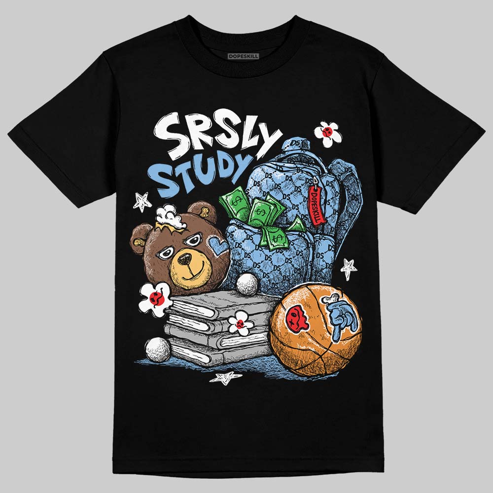 Jordan 9 Powder Blue DopeSkill T-Shirt Fear Fuels The Hustle Graphic Streetwear - black