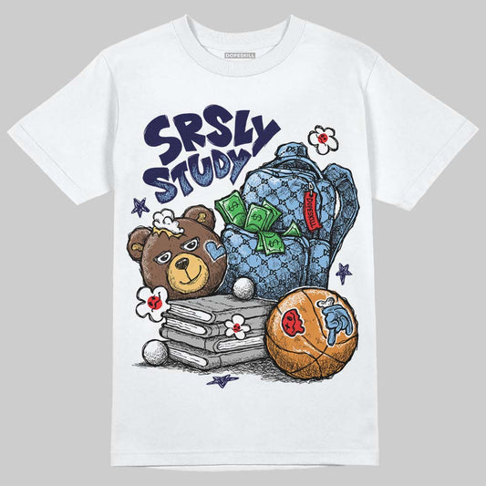 Jordan 9 Powder Blue DopeSkill T-Shirt Fear Fuels The Hustle Graphic Streetwear - White
