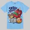 Jordan 9 Powder Blue DopeSkill T-Shirt Fear Fuels The Hustle Graphic Streetwear - Sky Blue