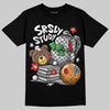 Jordan 3 Retro Pure Money DopeSkill T-Shirt Fear Fuels The Hustle Graphic Streetwear - Black