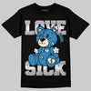 Jordan 3 Retro OG Rare Air DopeSkill T-Shirt Love Sick Graphic Streetwear - black