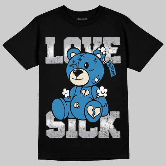 Jordan 3 Retro OG Rare Air DopeSkill T-Shirt Love Sick Graphic Streetwear - black