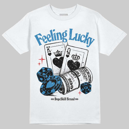 Jordan 3 Retro OG Rare Air DopeSkill T-Shirt Feeling Lucky Graphic Streetwear - White