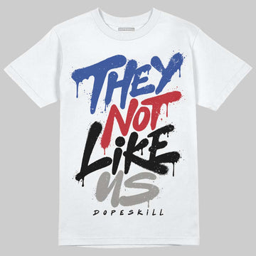 Jordan 4 “Rare Air” DopeSkill T-Shirt They Not Like Us Graphic Streetwear - White 