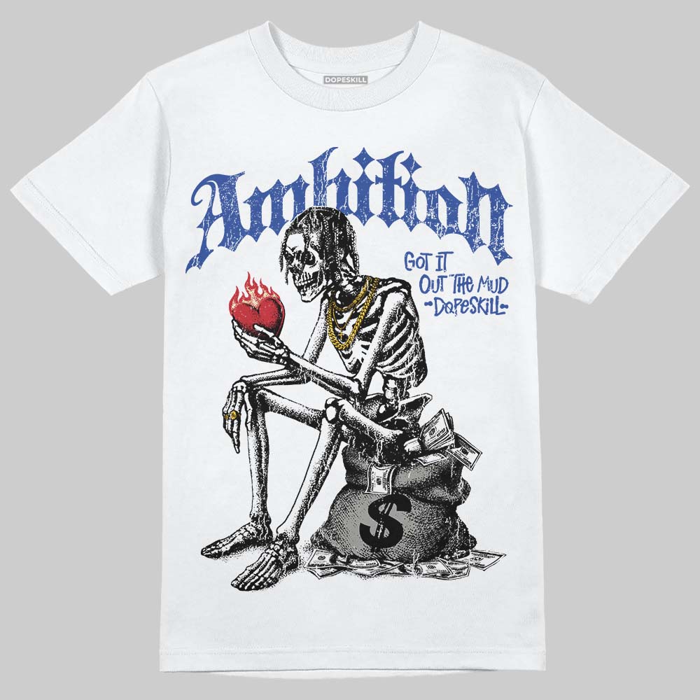 Jordan 4 Rare Air DopeSkill T-Shirt Ambition Graphic Streetwear - White 