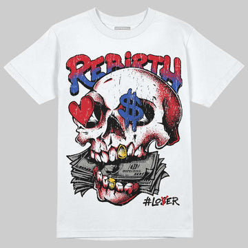 Jordan 4 Rare Air DopeSkill T-Shirt Rebirth Graphic Streetwear - White 