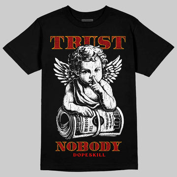 Red Sneakers DopeSkill T-Shirt Trust Nobody Graphic Streetwear - black