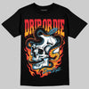 Red Sneakers DopeSkill T-Shirt Drip or Die Graphic Streetwear - black