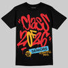 Red Sneakers DopeSkill T-Shirt Class of 2026 Graphic Streetwear - Black