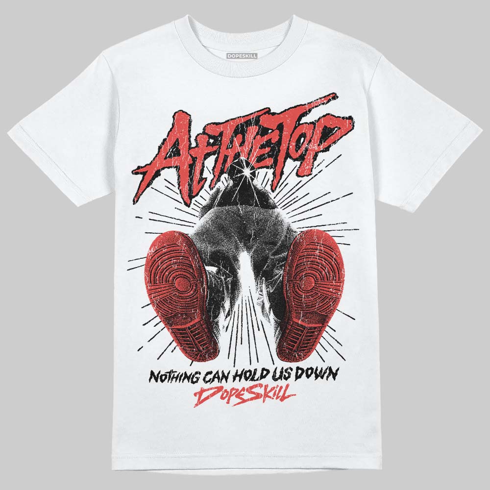 Red Sneakers DopeSkill T-Shirt Nothing Can Hold US Down Graphic Streetwear - White