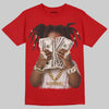 Red Sneakers DopeSkill T-Shirt Rich Youth Graphic Streetwear - Red