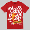 Red Sneakers DopeSkill T-Shirt Class of 2026 Graphic Streetwear - Red
