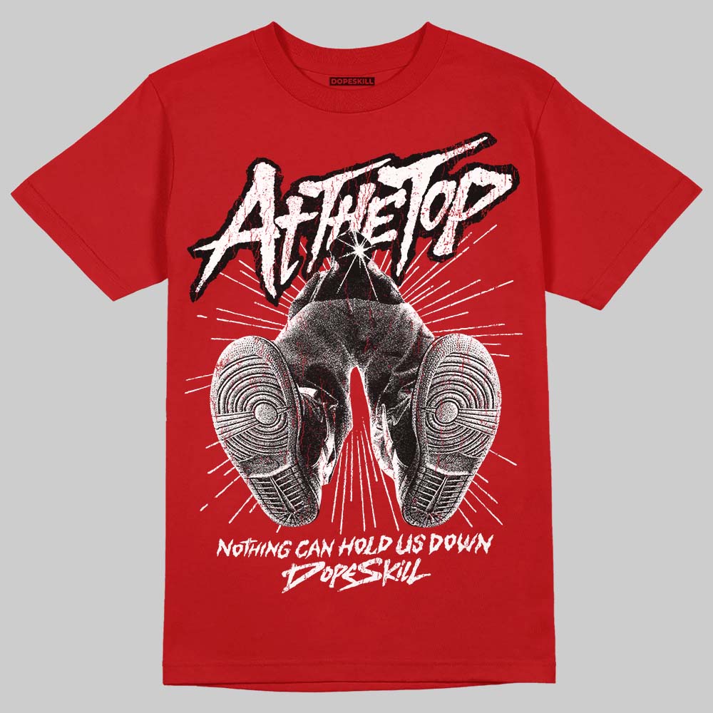 Red Sneakers DopeSkill T-Shirt Nothing Can Hold US Down Graphic Streetwear - Red