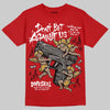 Red Sneakers DopeSkill T-Shirt Don't Bet Against Us Graphic Streetwear - Red