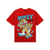 Red Sneakers DopeSkill T-Shirt Money Callin' Graphic Streetwear - Red