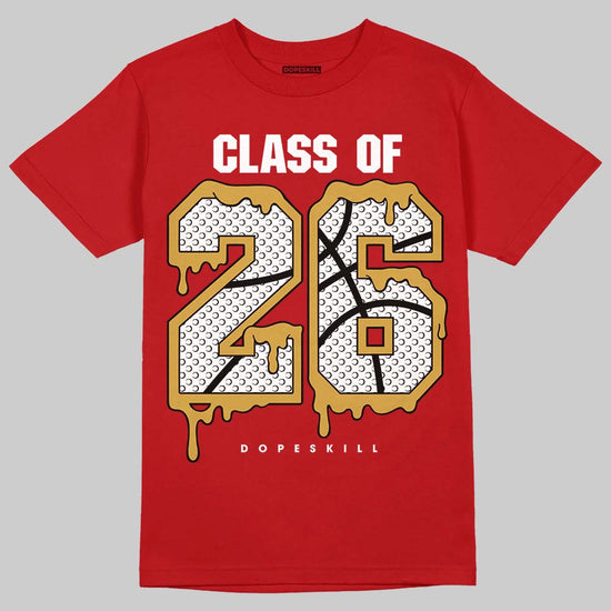 Red Sneakers DopeSkill T-Shirt 26 Drip Graphic Streetwear - Red