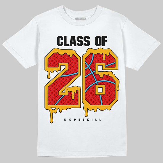 Red Sneakers DopeSkill T-Shirt 26 Drip Graphic Streetwear - White