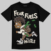 Travis Scott x Jordan 1 Low OG “Reverse Mocha” DopeSkill T-Shirt Fear Fuels The Hustle Graphic Streetwear - black