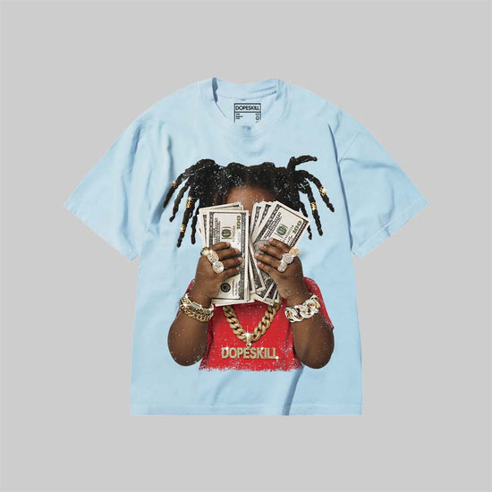 Rich Youth DopeSkill Premium T-shirt Streetwear - Chambray