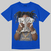 Jordan 3 "True Blue" DopeSkill T-Shirt Rich Youth Graphic Streetwear - Royal