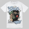 Jordan 11 Cool Grey DopeSkill T-Shirt Rolling in Money Graphic Streetwear - White