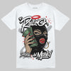 Jordan 4 OG “White Cement” DopeSkill T-Shirt Rolling in Money Graphic Streetwear - White