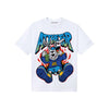 Royal Blue Sneakers DopeSkill T-Shirt At The Top Graphic Streetwear - White 
