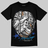 Royal Blue Sneakers DopeSkill T-Shirt Money Longer Graphic Streetwear - black