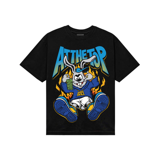 Royal Blue Sneakers DopeSkill T-Shirt At The Top Graphic Streetwear - black