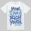 Royal Blue Sneakers DopeSkill T-Shirt Mom, I Am A Rich Youth Graphic Streetwear - White