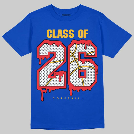 Royal Blue Sneakers DopeSkill T-Shirt 26 Drip Graphic Streetwear - Royal