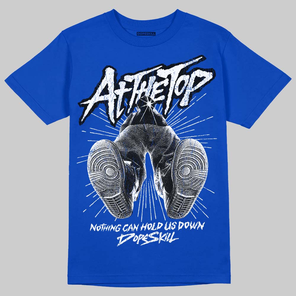 Royal Blue Sneakers DopeSkill T-Shirt Nothing Can Hold US Down Graphic Streetwear - Royal