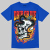 Royal Blue Sneakers DopeSkill T-Shirt Drip or Die Graphic Streetwear - Royal